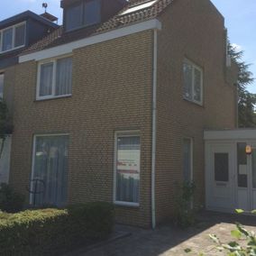 Schone voegen na behandeling woonhuis
