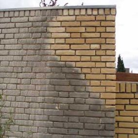 Verschil schone en onbehandelde voegen